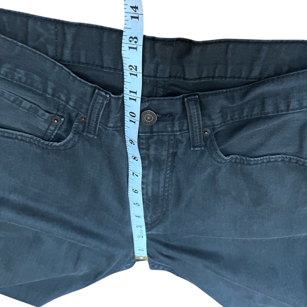 LEVIS 505 Charcoal Grey Wash Midrise Regular Fit Straight Leg Jeans 34x30 - Picture 6 of 12